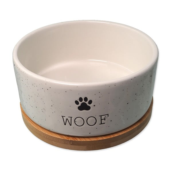 Bol pentru animale pentru câini din ceramică ø 16 cm Dog Fantasy WOOF – Plaček Pet Products