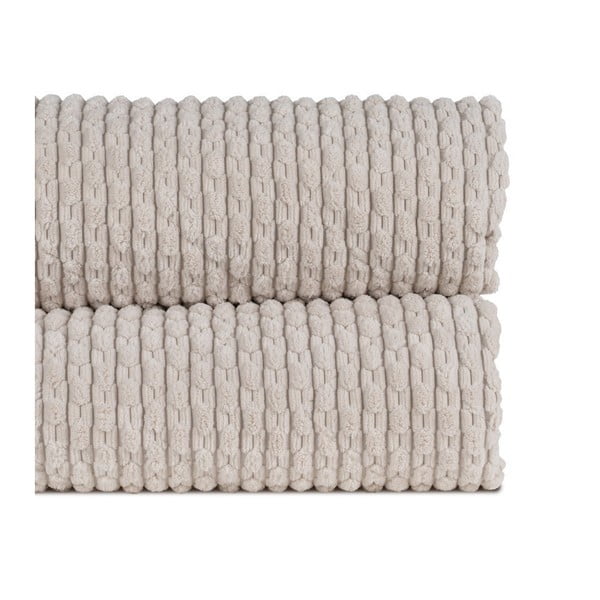 Cuvertură bej matlasată 230x260 cm – Ixia