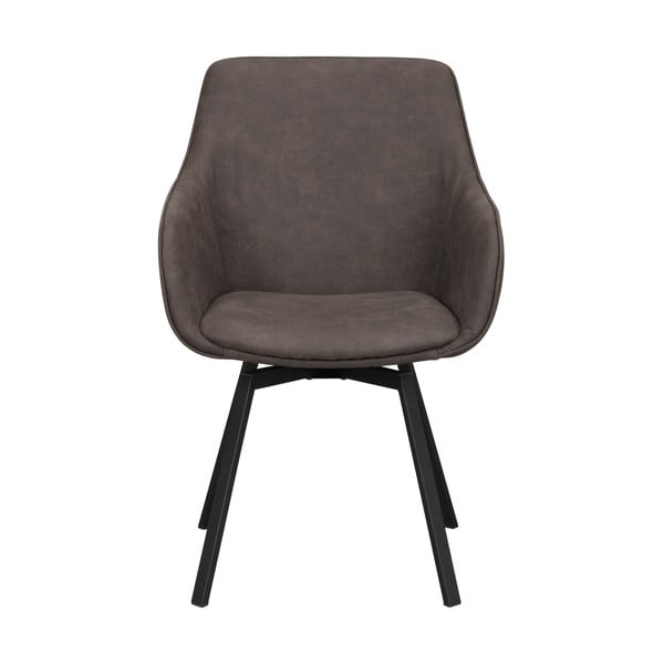 Set de scaune de sufragerie gri 2 buc. tapițat Alison – Rowico-image-2