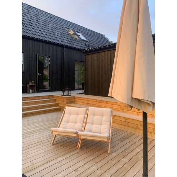 Fotoliu pliabil Boogie Raw/Beige-image-1