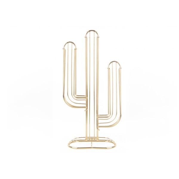 Suport pentru 48 capsule pentru cafea Present Time Cactus, auriu-image-1