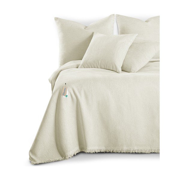 Cuvertură crem din janilie 220x240 cm Talo – Filumi