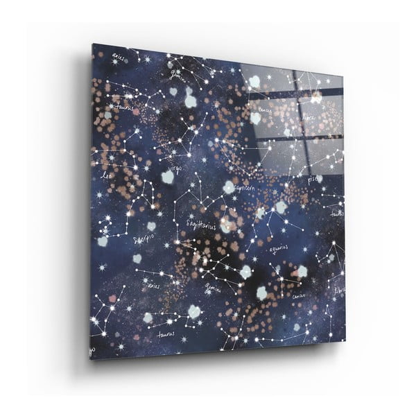 Tablou din sticlă Insigne Celestial, 40 x 40 cm