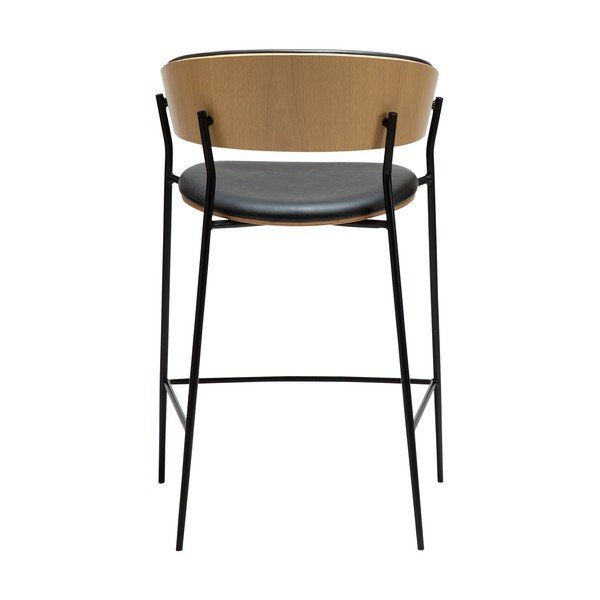 Scaun de bar negru (înălțime șezut 63,5 cm) Crib – DAN-FORM Denmark-image-4