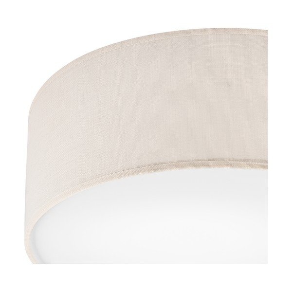 Plafonieră crem cu abajur textil ø 35 cm Vivian – LAMKUR-image-3