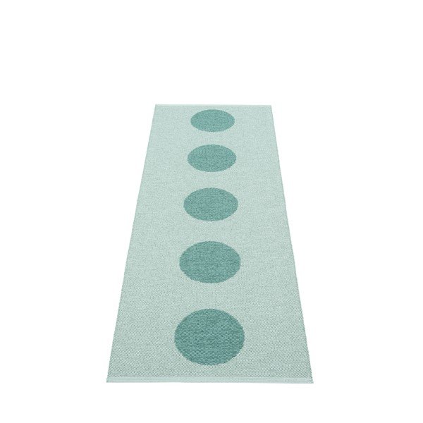 Covor tip traversă pentru interior și exterior turcoaz 70x200 cm Vera Pop Jade – Pappelina-image-2