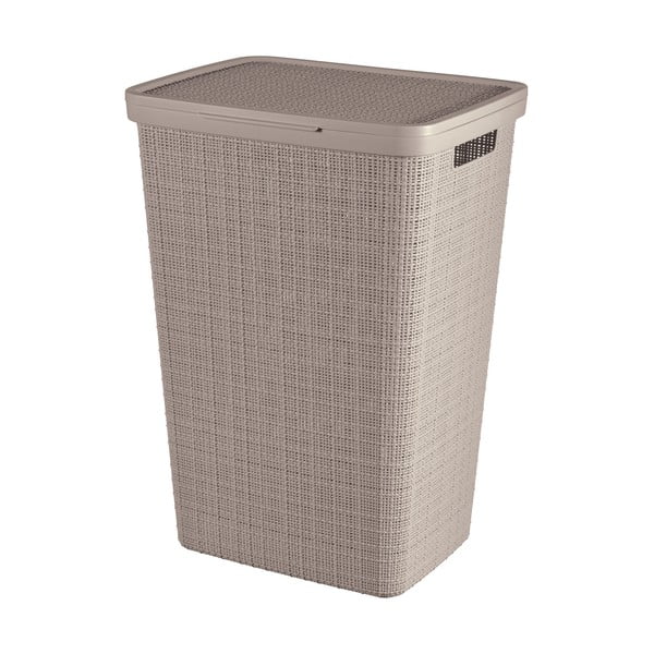 Coș de rufe taupe din plastic 58 l Jute – Curver