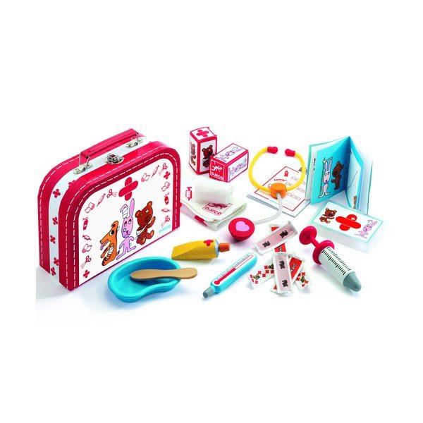 Servietă doctor cu accesorii pentru copii Djeco-image-1