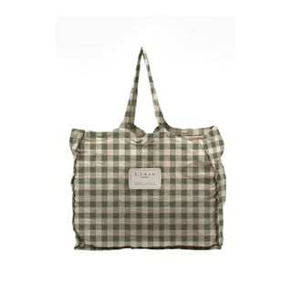 Geantă textilă Really Nice Things Really Nice Things Bag Green Vichy
