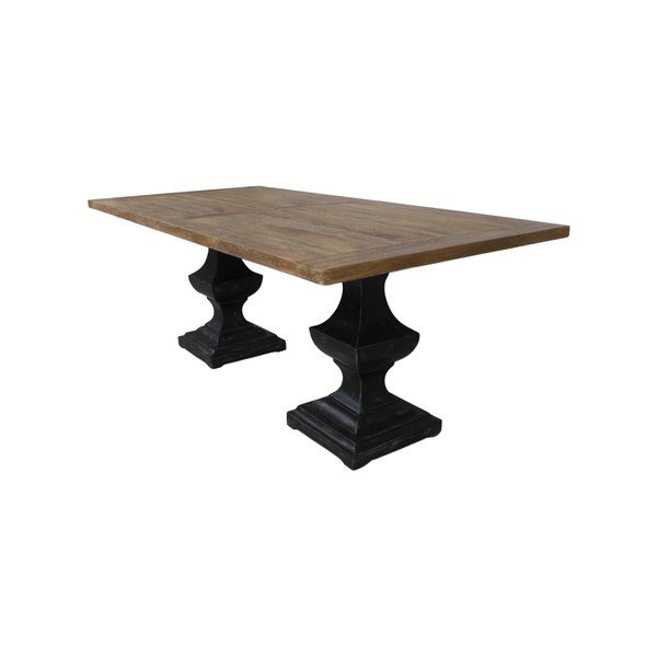 Blat din lemn de tec pentru masă HSM collection, 210 x 100 cm-image-4