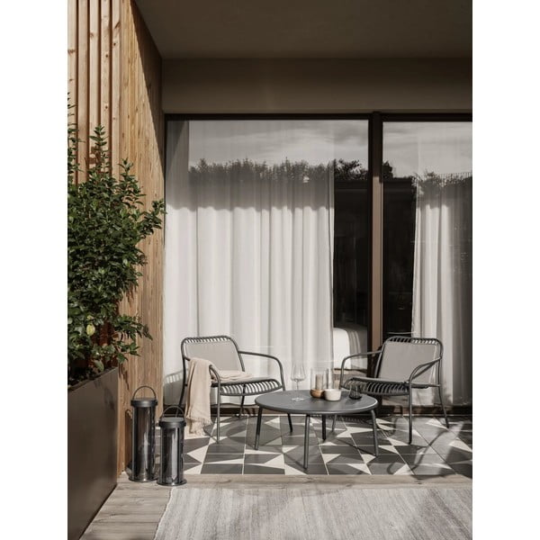 Pernă pentru scaun de grădină gri 45,5x75 cm Yua – Blomus-image-1