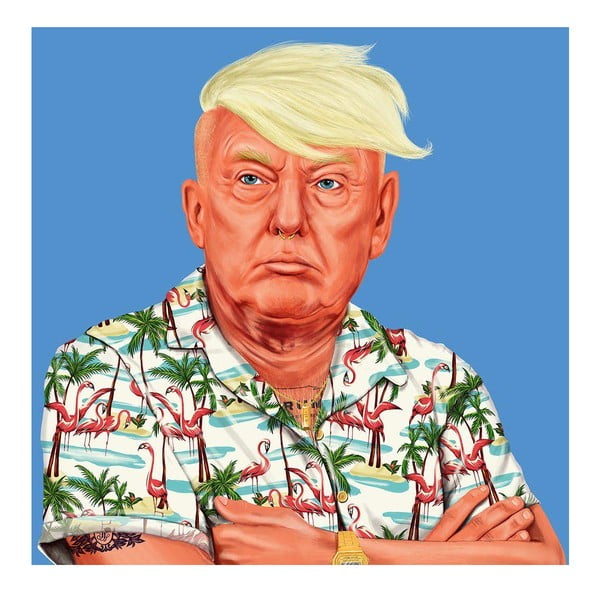 Tablou Fisura Donald Trump, 50 x 50 cm