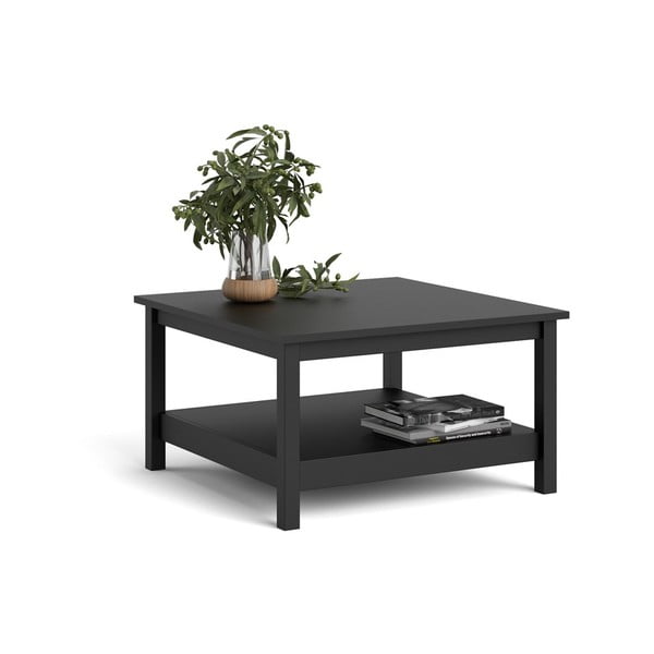 Măsuță de cafea neagră 81x81 cm Madrid - Tvilum-image-4