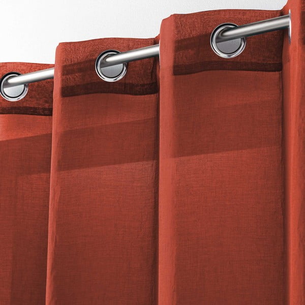 Perdea teracotă 140x240 cm Telma – douceur d'intérieur-image-1