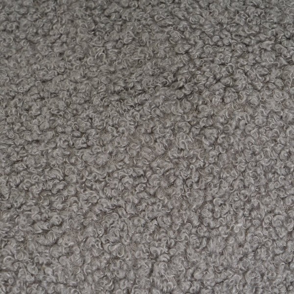 Pătură gri din sherpa 130x160 cm Sherpa Bouclé – Casa Selección-image-3