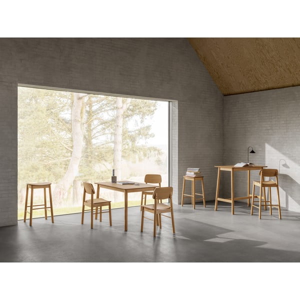 Scaun de dining în culoare naturală Barlow – Actona-image-3