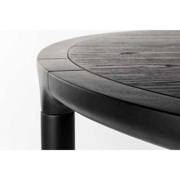 Masă de dining rotundă cu aspect de lemn de frasin ø 128 cm Storm – Zuiver-image-3