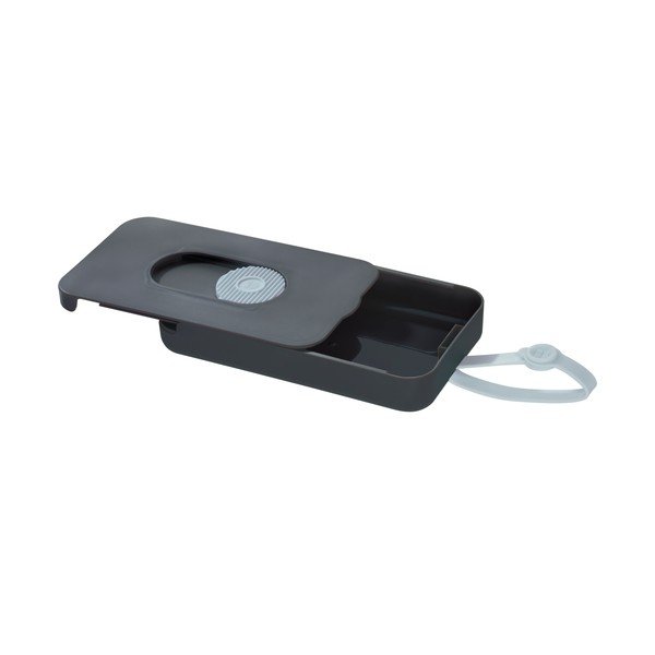 Recipient de călătorie pentru șervețele iDesign Clean, gri-image-3