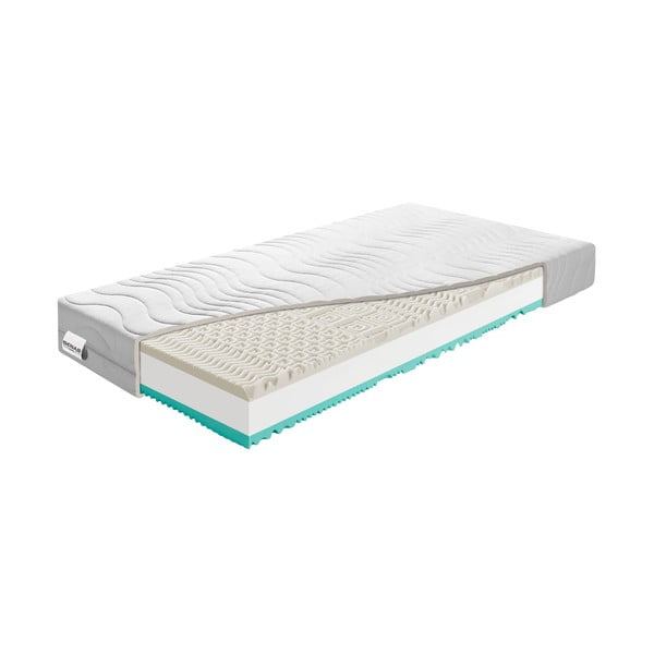 Saltea fermă/mediu-fermă din spumă reversibilă 160x200 cm Visco Comfort – BENAB-image-2