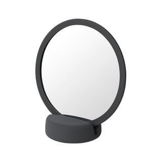 Oglindă cosmetică pentru masă Blomus, înălțime 18,5 cm, gri-negru
