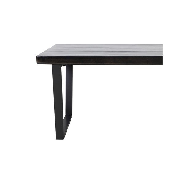 Masă de dining neagră 100x220 cm Mayen – Light & Living-image-3