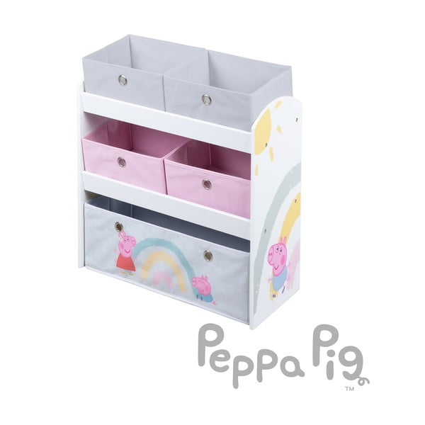 Organizator de jucării pentru copii 63.5x29.5x67 cm Peppa Pig – Roba-image-1