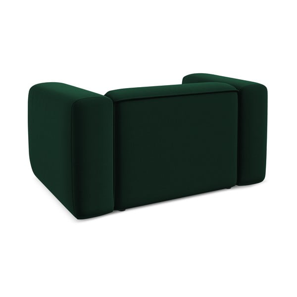 Fotoliu verde închis cu tapițerie din catifea Ekahi – Makamii-image-4