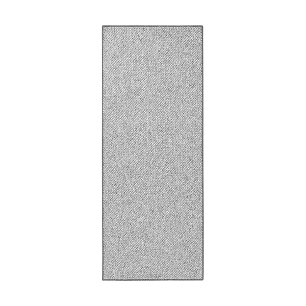 Covor tip traversă gri 80x200 cm Wolly – BT Carpet