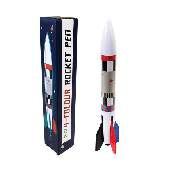 Pix cu 4 culori în formă de rachetă Rex London Space Age