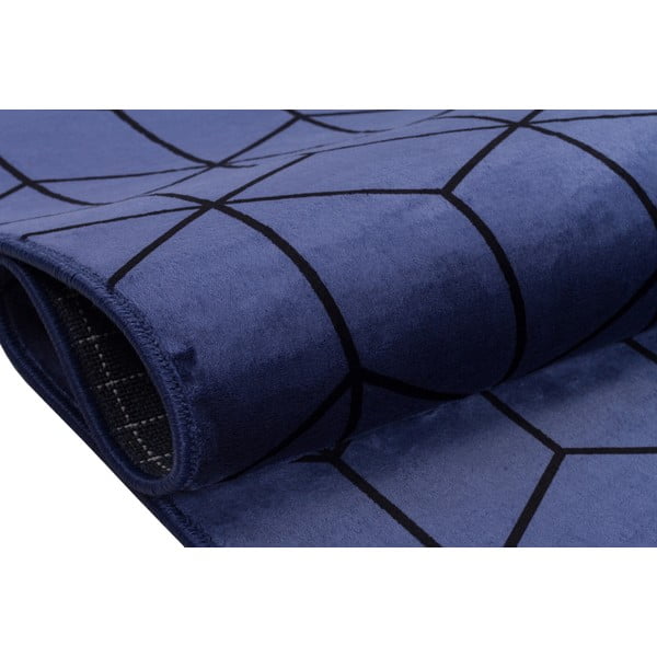 Covor albastru lavabil 180x120 cm - Vitaus-image-3