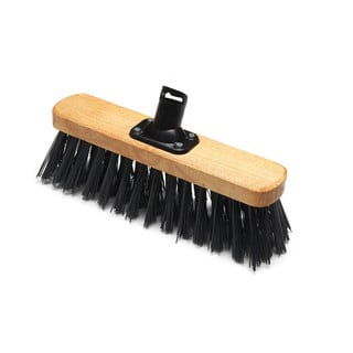 Cap pentru mătură cu fibre moi din plastic reciclat Addis Varnished, 32,5 cm