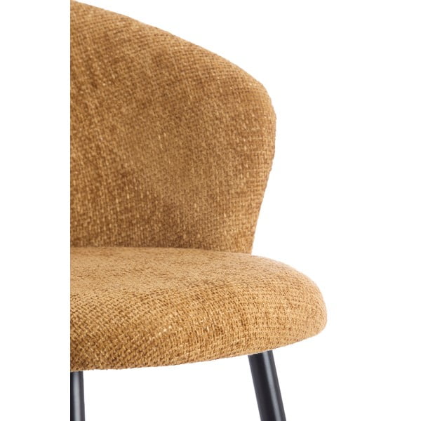 Set de scaune de sufragerie galben ocru 2 buc. din metal Radaja – Light & Living-image-1