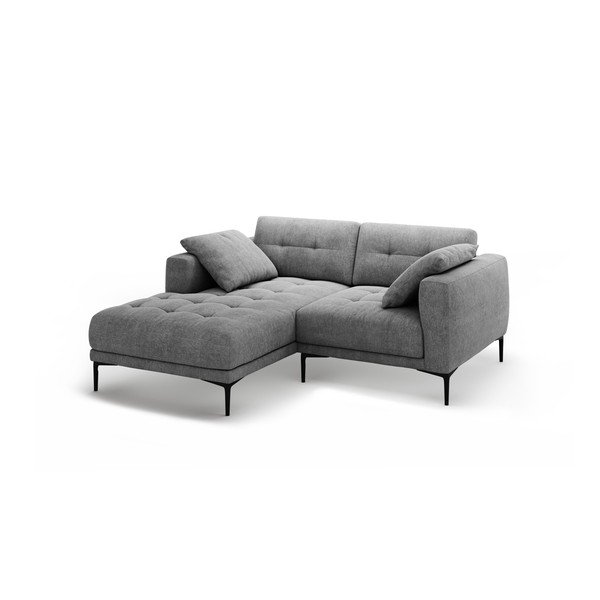 Colțar gri (cu colț pe partea stângă/cu șezlong) Bemy – Micadoni -image-1