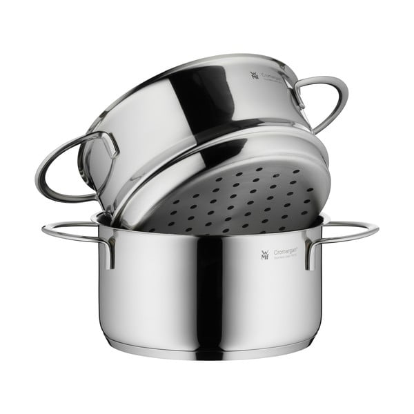 Oală din oțel inoxidabil pentru gătit la aburi, cu capac, WMF Cromargan® Mini, ⌀ 16 cm-image-2