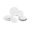 Set 12 farfurii de porțelan Bonami Essentials Imperio, alb