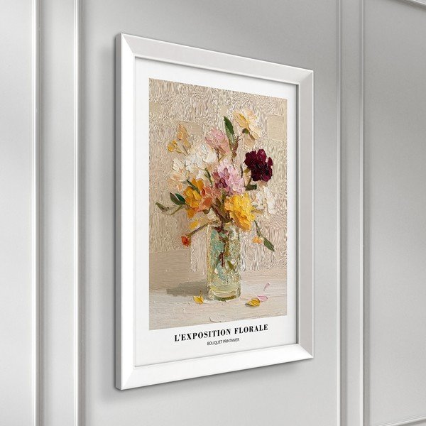 Tablou cu ramă imprimat 56x75 cm Sunny Bouquet – Styler-image-3
