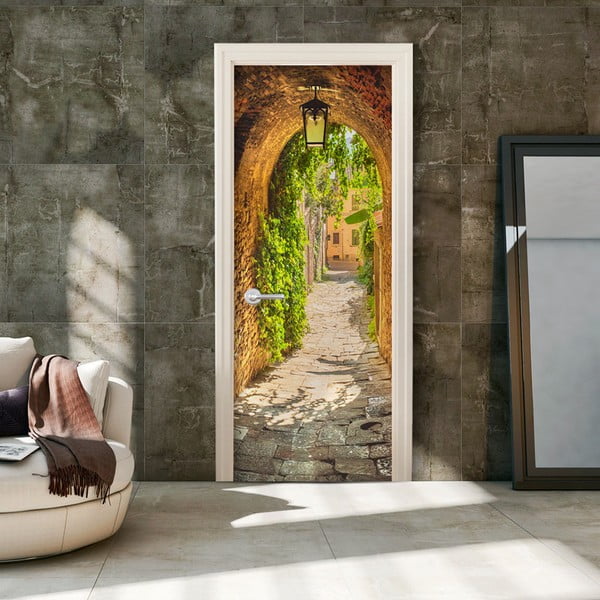 Tapet pentru ușă în rolă Bimago Alley in Italy, 80 x 210 cm 