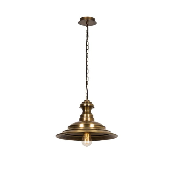 Lustră în culoarea bronz cu abajur din metal ø 39 cm Sivani – Opviq lights