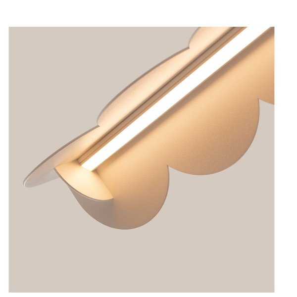 Lustră bej LED din aluminiu BISCUIT – Thoro-image-1