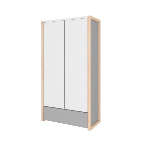 Dulap cu 2 uși BELLAMY Pinette, gri-image-1