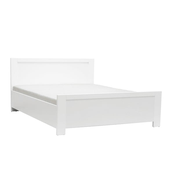 Pat dublu Mazzini Beds Sleep, 140 x 200 cm, alb
