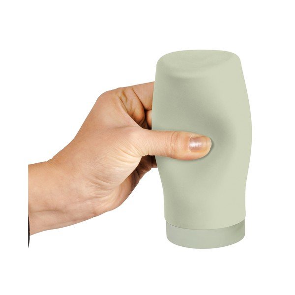 Dozator / dispenser de săpun din silicon Wenko Easy Squeez-e, verde-image-2