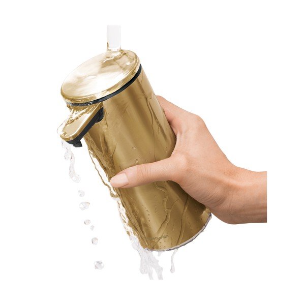 Dozator de săpun lichid auriu din oțel inoxidabil 266 ml - simplehuman-image-4