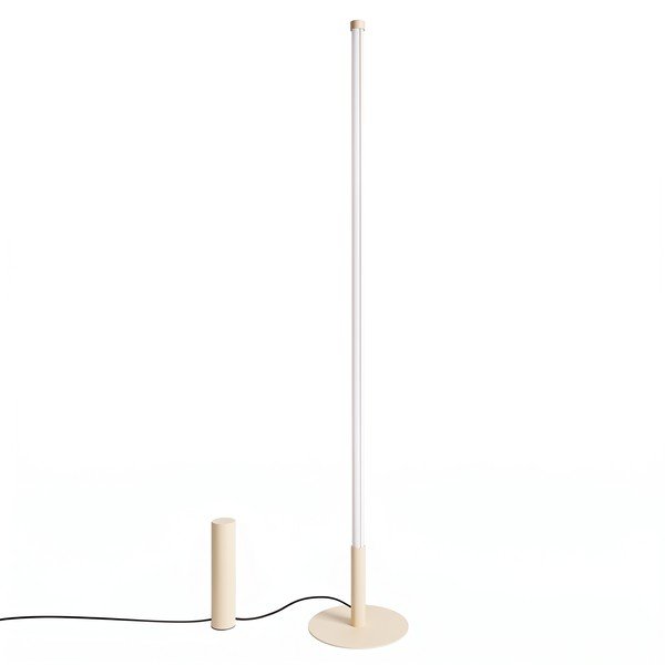 Lampadar bej LED din metal (înălțime 150 cm) TRANG – Thoro