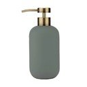 Dozator de săpun lichid verde din ceramică 200 ml Lotus – Mette Ditmer Denmark