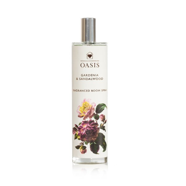 Spray parfumat de interior cu aromă de gardenie și lemn de santal Bahoma London Oasis Renaissance, 100 ml