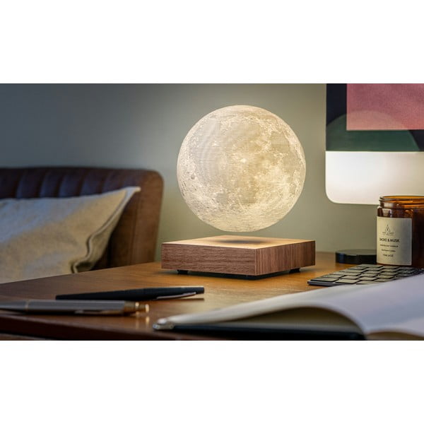 Decorațiune luminoasă maro cu alimentare la priză ø 12 cm Moon – Gingko-image-1