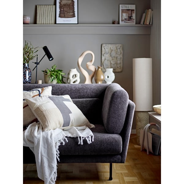 Lampadar în culoare naturală cu abajur textil (înălțime 110 cm) Payah – Bloomingville-image-2