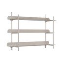 Raft gri etajat din metal 60 cm Riqueza Tres – PT LIVING