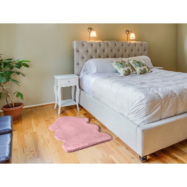 Covor Universal Fox Liso, 60 x 90 cm, roz-image-1